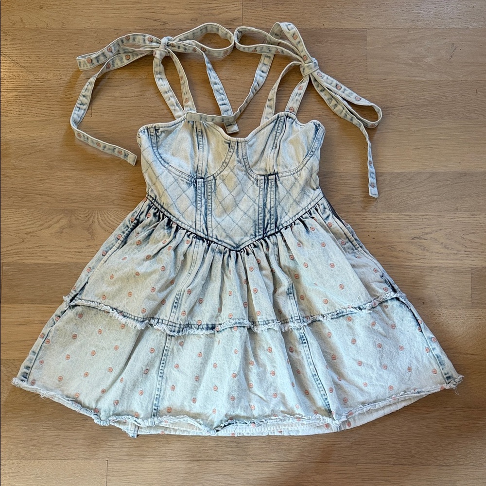LoveShackFancy Denim Dress